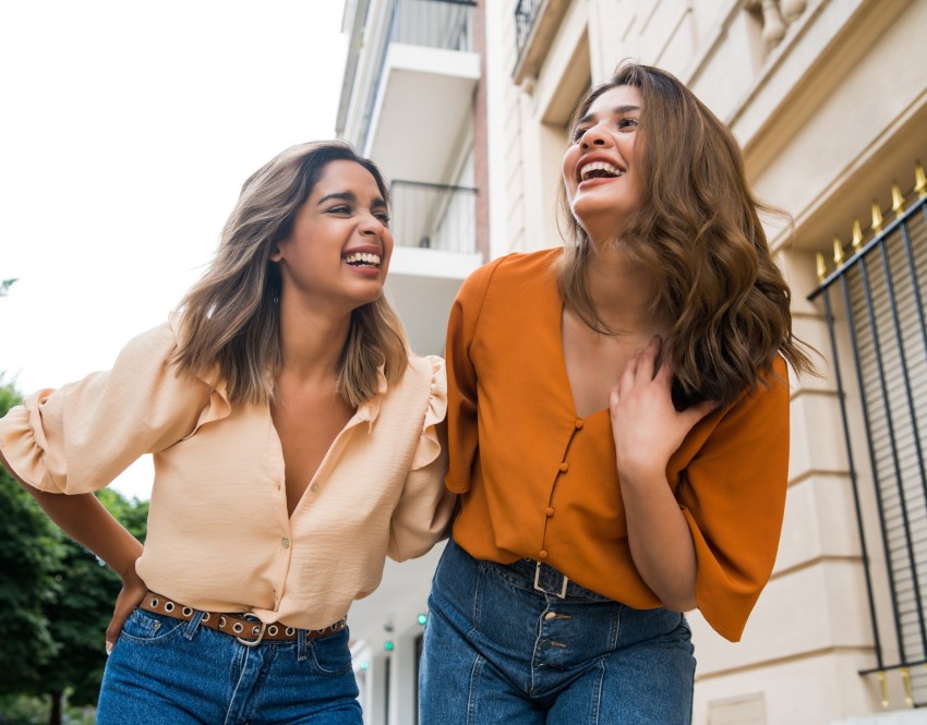 Two female friends